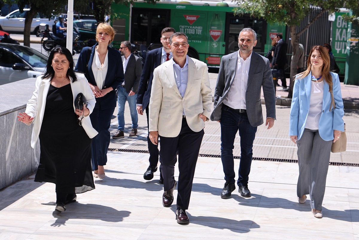 Στον Άρειο Πάγο η κατάθεση απο τον Αλέξη Τσίπρα της ιδρυτικής διακήρυξης και των υπογραφών για την ίδρυση του νέου κόμματος "Ελληνική Αριστερή Συμπαράταξη" (ΕΛΑΣ) . Πέμπτη 28 Μαΐου 2026. (ΓΙΑΝΝΗΣ ΠΑΝΑΓΟΠΟΥΛΟΣ / EUROKINISSI)